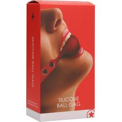 Ouch! Silicone Ball Gag, röd