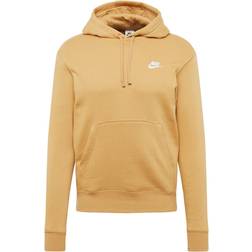 Nike Sportswear Club Fleece Pullover Hoodie - Elemental Gold/White