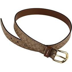 Coach Classic In Signature Canvas Belt