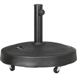 OutSunny Resin Garden Parasol Base Wheels