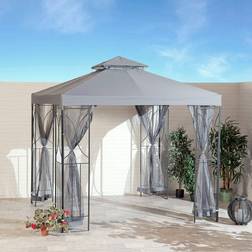 Suntime Grey Gazebo 2.5m Polenza Cream