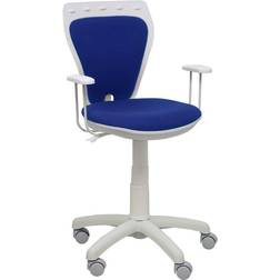 P&C Salinas Blanc Bali Bleu Chaise de bureau