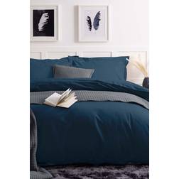 Belledorm Polycotton Percale 200 Thread Count Duvet Cover Blue