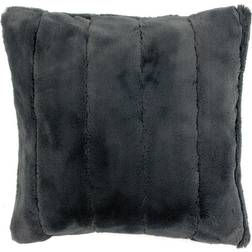 Paoletti Empress Luxury Fur Chair Cushions Black (45x45cm)