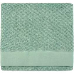 Furn Textured Weave Oxford Panel Bath Towel Grey, Green