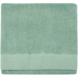 Furn Textured Weave Oxford Panel Bath Towel Grey, White, Green