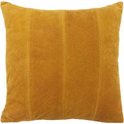 Furn Jagger Ribbed Corduroy Cushion Complete Decoration Pillows Yellow (45x45cm)