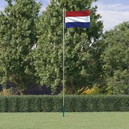 vidaXL Vlag Met Vlaggenmast Nederland 6.23 m