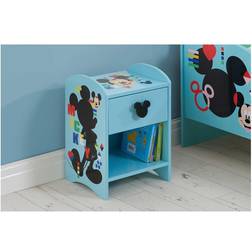 Disney Mouse Bedside Table Blue