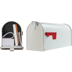 Gibraltar Mailboxes Elite Medium Steel Post Mount Mailbox