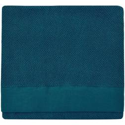 Furn Textured Weave Oxford Panel Bath Towel Blue