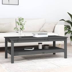 vidaXL Massivt Fyrretræ 110 x 50 x 40 cm Sofabord