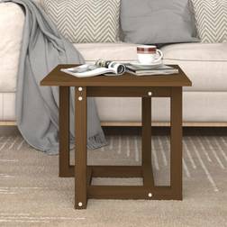 vidaXL Honey brown, 50 Solid Pine Coffee Table 50x50cm