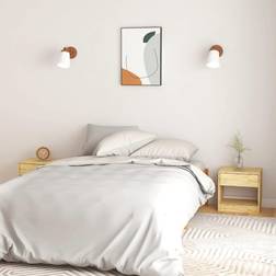 vidaXL Sengeborde 2 Stk 40 x 31 x 40 cm Massivt Fyrretræ Sengebord