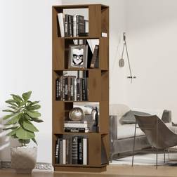 vidaXL Honigbraun Massivholz Bücherregal