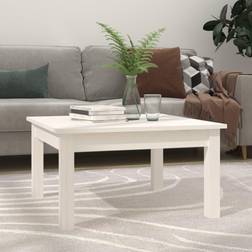 vidaXL 55x55x30 massivt fyrretræ Sofabord