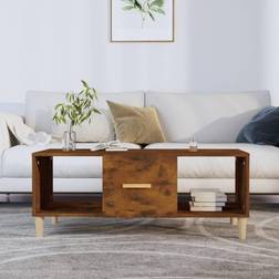 vidaXL Smoked oak Coffee Table