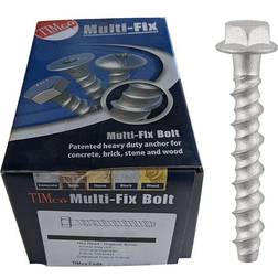 Timco Multi Fix Bolt Hex Flange Head M6 130 Qty