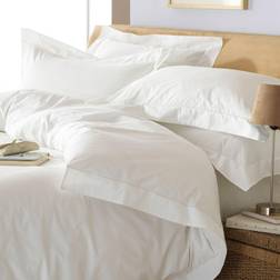 Paoletti Oxford 200TC Panel Duvet Cover White