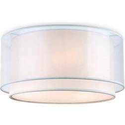 Firstlight Chicago 3 Cream Ceiling Flush Light