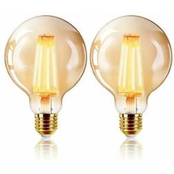 4W LED Ball Bulb E27 2200K White