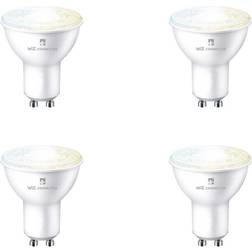 Ansell Lighting 4lite WiZ connected GU10 Smart Bulb Tuneable White WiFi/Bluetooth Pack of Four, white