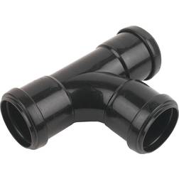 FloPlast Black Push-Fit 87.5° Waste Pipe Tee, (Dia)40mm