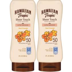 Hawaiian Tropic SPF 50 Broad Spectrum Sunscreen, Sheer Touch Moisturizing