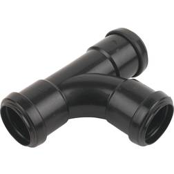 FloPlast Black Push-Fit Waste Pipe Tee, (Dia)32mm