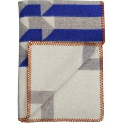 Røros Tweed Kvam Blanket 135x200 cm Blue Blankets Multicolour, Blue, Grey, Pink (200x)