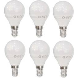 ExtraStar 6W LED Ball Bulb E14 3000K Energy Saving White 6