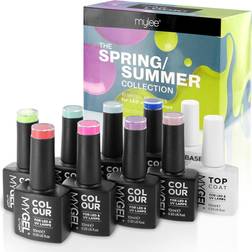 Mylee Nail Gel Polish Summer Collection Top Base Coat, Soak-Off Nail