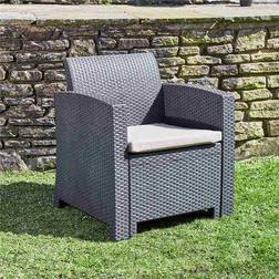 Trueshopping Rattan Effect Garden Armchair