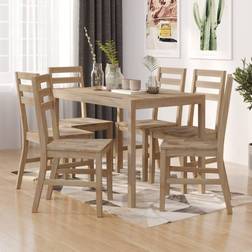 vidaXL 7 Patio Dining Set