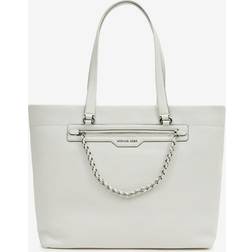 Michael Kors Tote Bags Slater Large Top-Zip Tote white Tote Bags for ladies