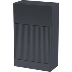 Hudson Reed Regis Fluted Anthracite Back To Wall Toilet Unit 500mm