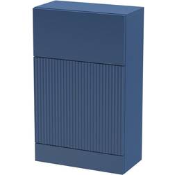 Hudson Reed Regis Fluted Blue Back To Wall Toilet Unit 500mm