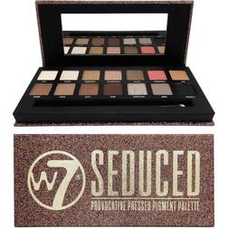 W7 Seduced Pressed Pigment Palette Brown