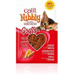 Catit 12 x 30 grs Snacks Nibbly Grills Pollo & Langosta Para Gatos