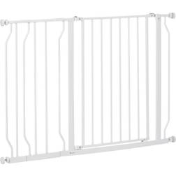 Pawhut Fit Pet Gate Extra Wide Stair Gate for Dogs