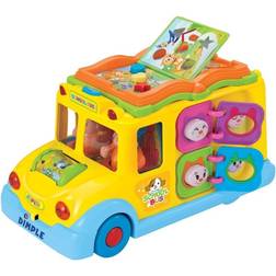 Dimple Toy Cars and Trucks Interactive School Bus Toy