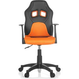 Chaise de bureau Siège pivotant enfant TEEN GAME AL noir/orange