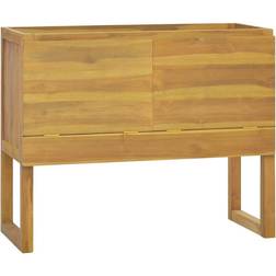 vidaXL Mueble De Baño Madera Maciza De Teca 90x40x75.5 cm