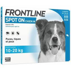 Frontline Spot-On Chien M - 10 À 20 kg - 6 Pipettes