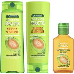 Garnier Hair Care Fructis Sleek and Shine Shampoo Conditioner Oil