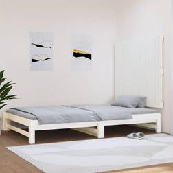 vidaXL De Cama De Pared Madera Maciza Pino 108x3x90 cm Cabecero