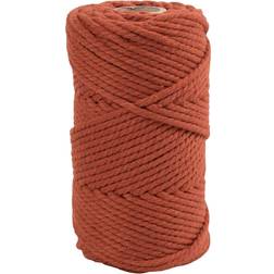 Creativ Company Macramé snor L: 55 m diam. 4 mm brændt orange 330 g