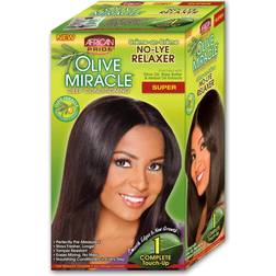 African Pride Olive Miracle Deep Conditioning No-lye Relaxer Super