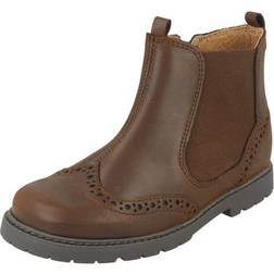 Start-rite Chelsea, Brown leather zip-up boots