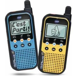 Vtech Talkie Walkie Kidi Talkie Bleu &amp Jaune 6 en 1 pour des heures de jeu et de fun